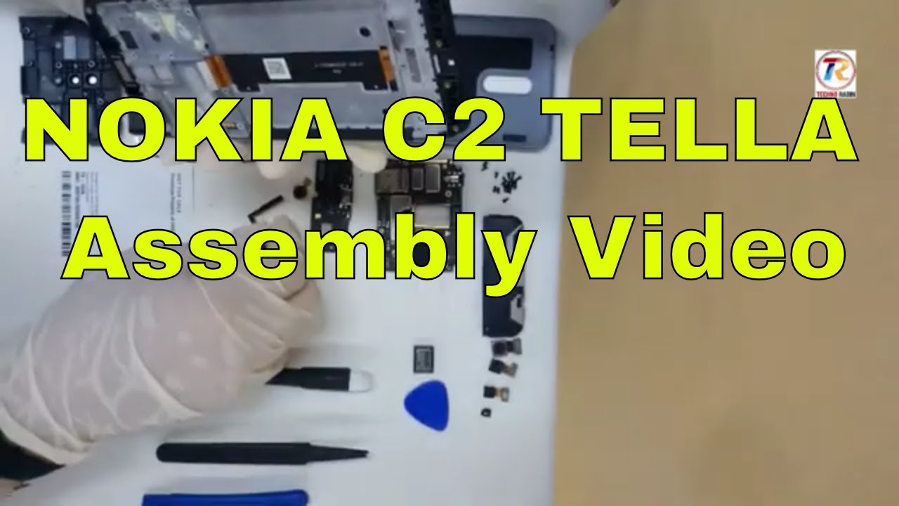 NOKIA C2 TELLA Assembly | Disassemble | Replace Back Panel | Repair | Open Back Cover