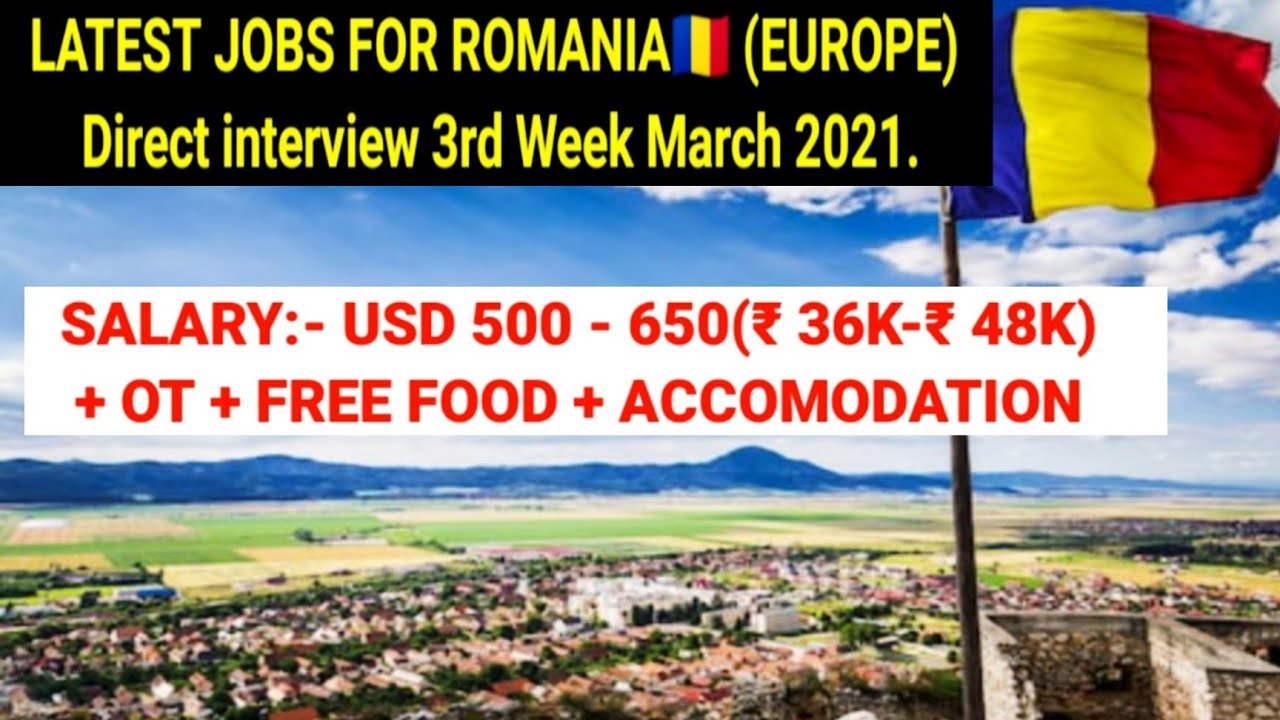 Direct interview jobs for Romania🇷🇴 2021// Latest European country jobs // Interview in New Delhi.