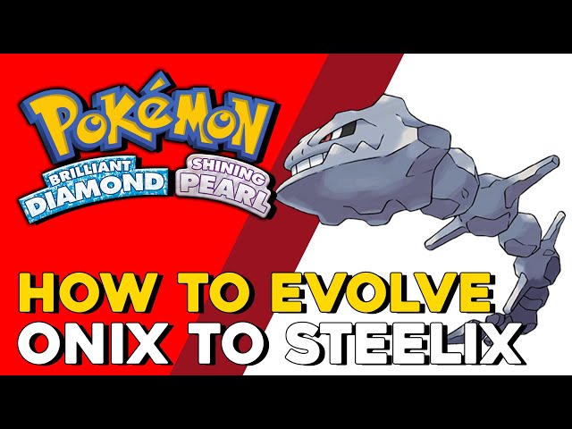 Pokemon Brilliant Diamond & Shining Pearl How To Evolve Onix Into Steelix  (Pokemon BDSP) 