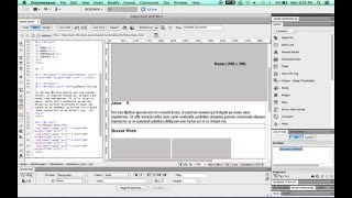 Adobe Dreamweaver - Building a Basic Portfolio Website Part 2