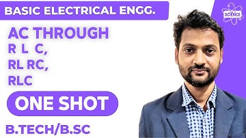 Basic Electrical: First Year | AC through R, L, C, RL, RC, RLC | ONESHOT