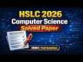 HSLC 2026 Computer Science Question Paper Solved