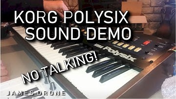 KORG POLYSIX Analog Synthesizer 1981