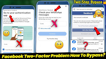 Two step authentication facebook lost phone | two factor authentication| Facebook login code problem