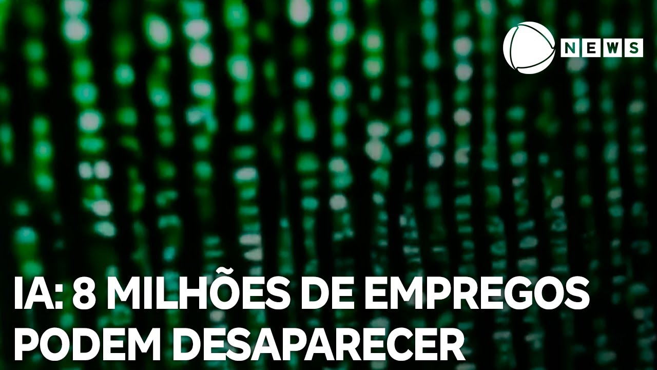 Oito milhões de empregos correm risco de desaparecer com avanço da Inteligência Artificial