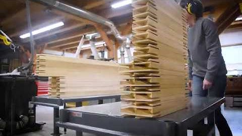 Fabricating custom, fully keyable, handcrafted Poplar stretcher bars