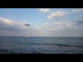 Mackenzie beach plane landing (Larnaca, Cyprus)