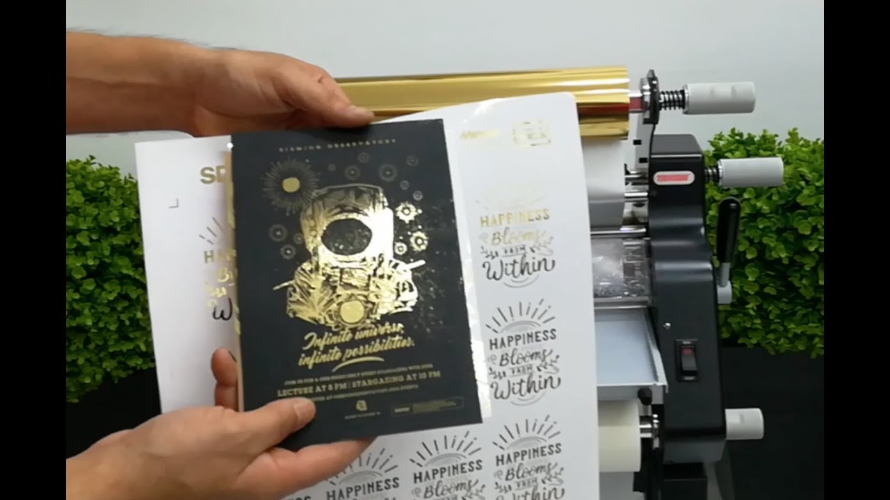 Video Tutorial Operación Laminadora Termica - Foil Tamerica TCC1400F+