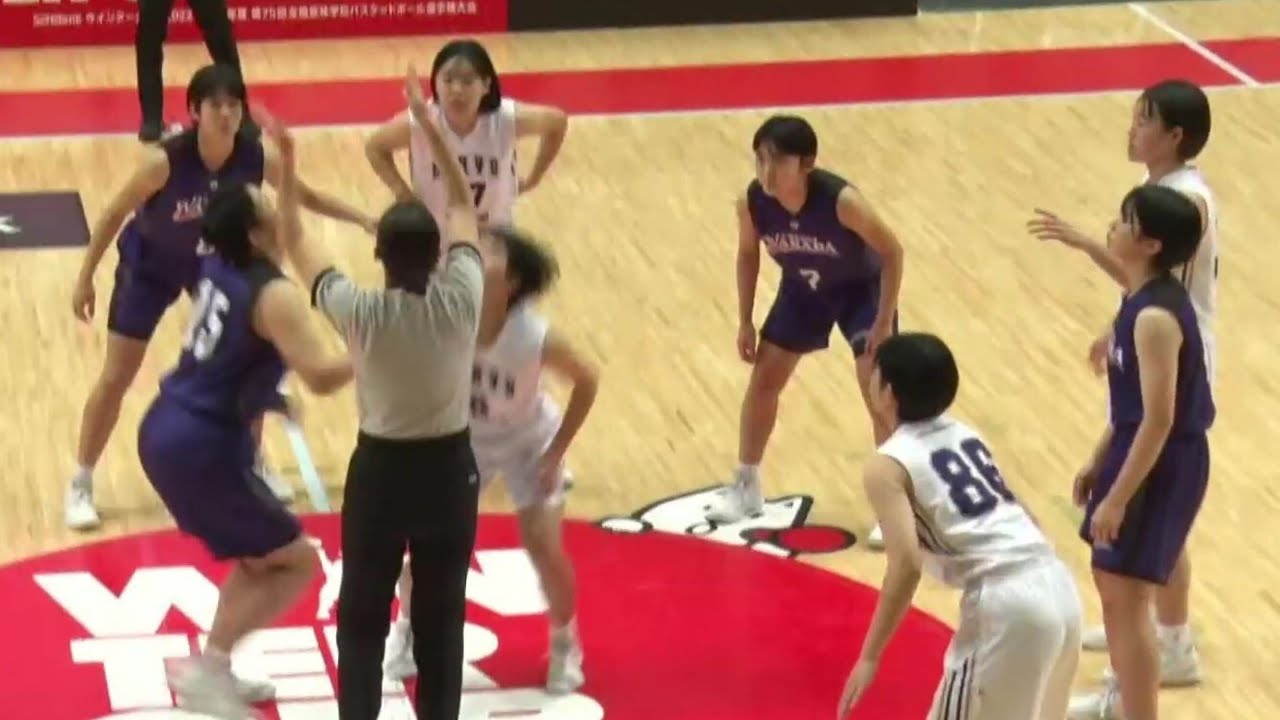 【ウインターカップ2022】桐生商(群馬) vs 福岡大若葉(福岡) | 女子1回戦（2022.12.23）