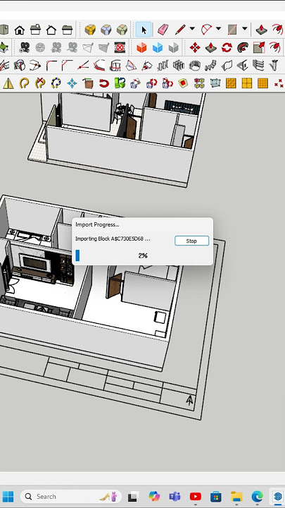How to import image/DWG in SketchUp