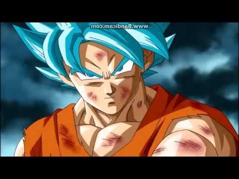 Dragon ball Z Goku hace el golpe de una pulgada - YouTube