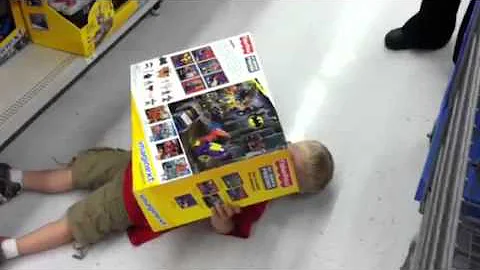 Trenton and his batman castle