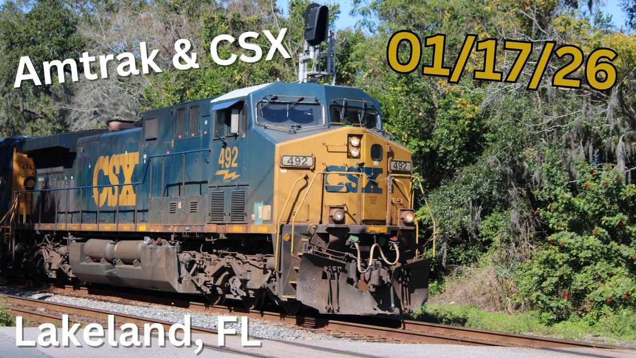 Amtrak & CSX at Lakeland, FL