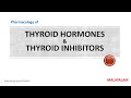 Thyroid Hormones & Thyroid Inhibitors: Pharmacology: Malayalam