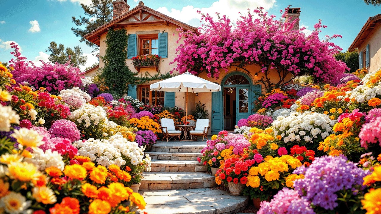 Beautiful Flower Garden Tour 2026 | Relaxing Outdoor Views - YouTube