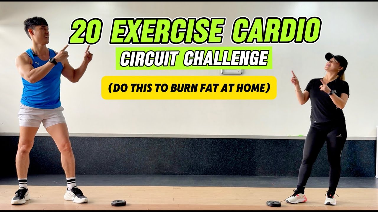 20 exercise Cardio | Lets Burn Some Body FAT at Home - YouTube