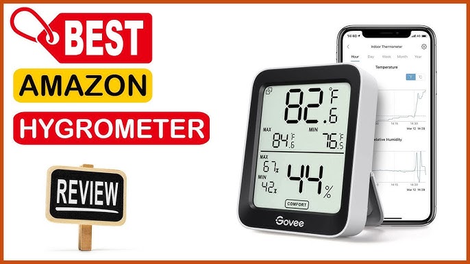 UN0511 U UNNI Weather Station Wireless Indoor Outdoor Thermometer Inside  Outside Temperature Humidity with Calendar and Adjustable Back