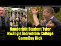 Vanderbilt Student Tyler Hwang's Incredible College GameDay Kick | Sports Highlights
