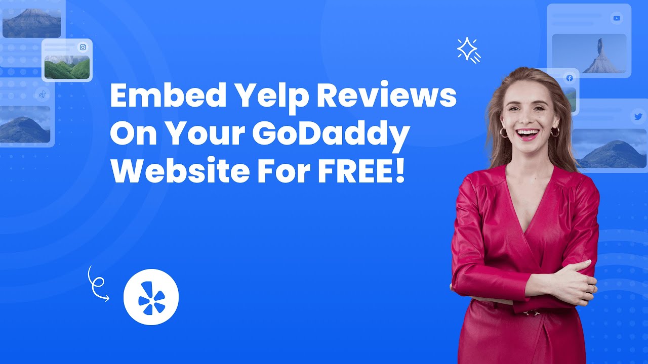 How to embed Yelp reviews on GoDaddy?