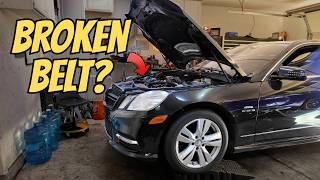 How to Replace Serpentine Belt: Mercedes E350 BlueTEC W212/OM642