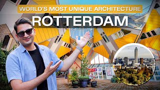 A Day in Rotterdam 🇳🇱 | Erasmus Bridge, Cube Houses & Market Hall | PhD Life in Europe Ep 4