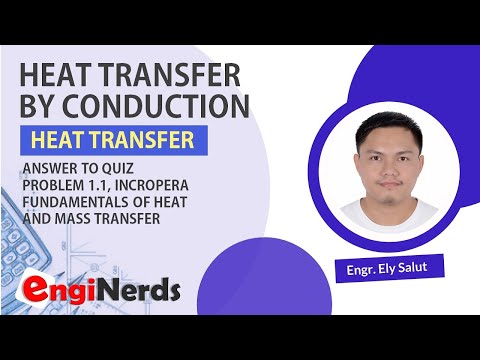 HEAT TRANSFER (06) | CONDUCTION SOLVED PROBLEM 03 (TAGALOG) | USING FOURIER'S LAW OF CONDUCTION