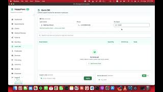 HappyPaws | Quick Bill for Existing Client