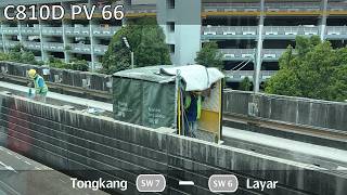 [West Loop Closure Works][SBST] MHI C810D ~ PV 66 ~ SW7 Tongkang → SW6 Layar