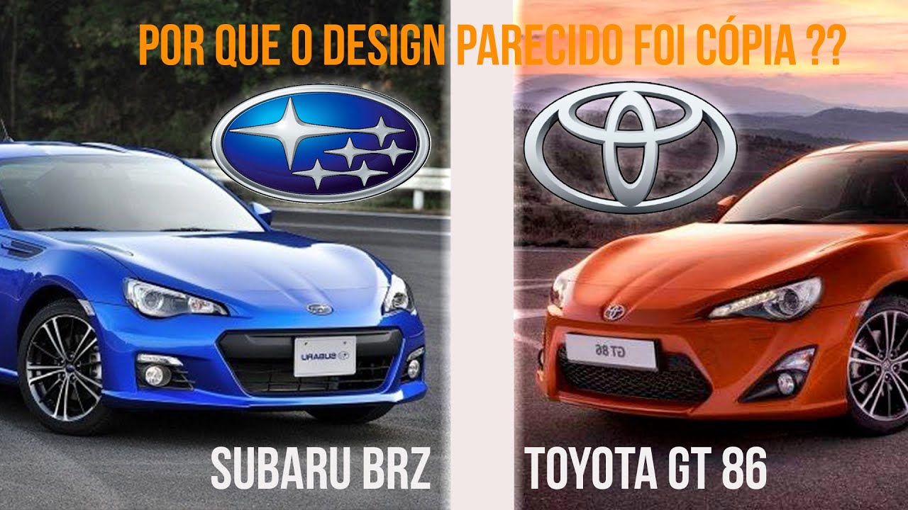 POR QUE O DESIGN PARECIDO !! FOI CÓPIA ?! - Subaru BRZ e Toyota GT86 # ...