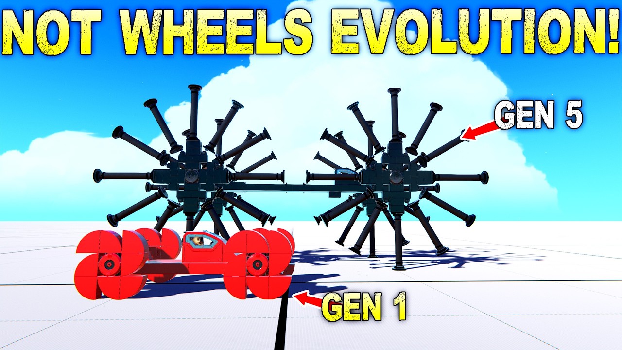 Evolve the Best Wheel, WITHOUT USING WHEELS!