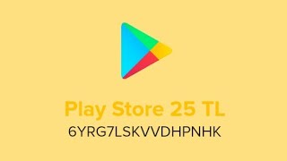 Bedava 25 Tl Google Play Kod Kazanma 2023 - Bedava Kod Kazanma 2023
