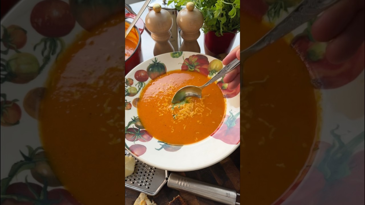 Kim İçtiyse Çok Beğendi! Közlenmiş Domates Çorbası Tarifi Kim İçtiyse Çok Beğendi! Közlenmiş Domates Çorbası Tarifi