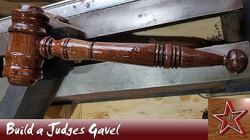 How To Turn A Gavel On A Wood Lathe | From Walnut