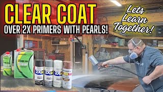 CLEAR COAT OVER PRIMER RUSTOLEUM PAINT JOBS WITH PEARLS HOW TO