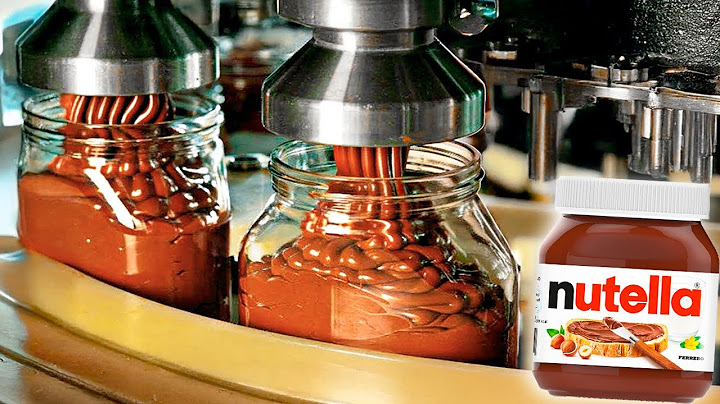 Comment le Nutella est Fabriqué 🍫 Visite de l'usine Nutella