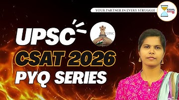 UPSC CSAT PYQ Series (PYQ 2025) - Day 1 ✍️ #divyacsat #csatupsc #csatdivyamam