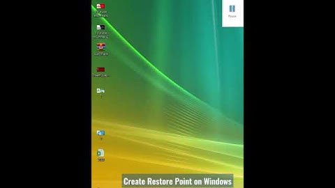 How to Create a Restore Point in Windows #shorts