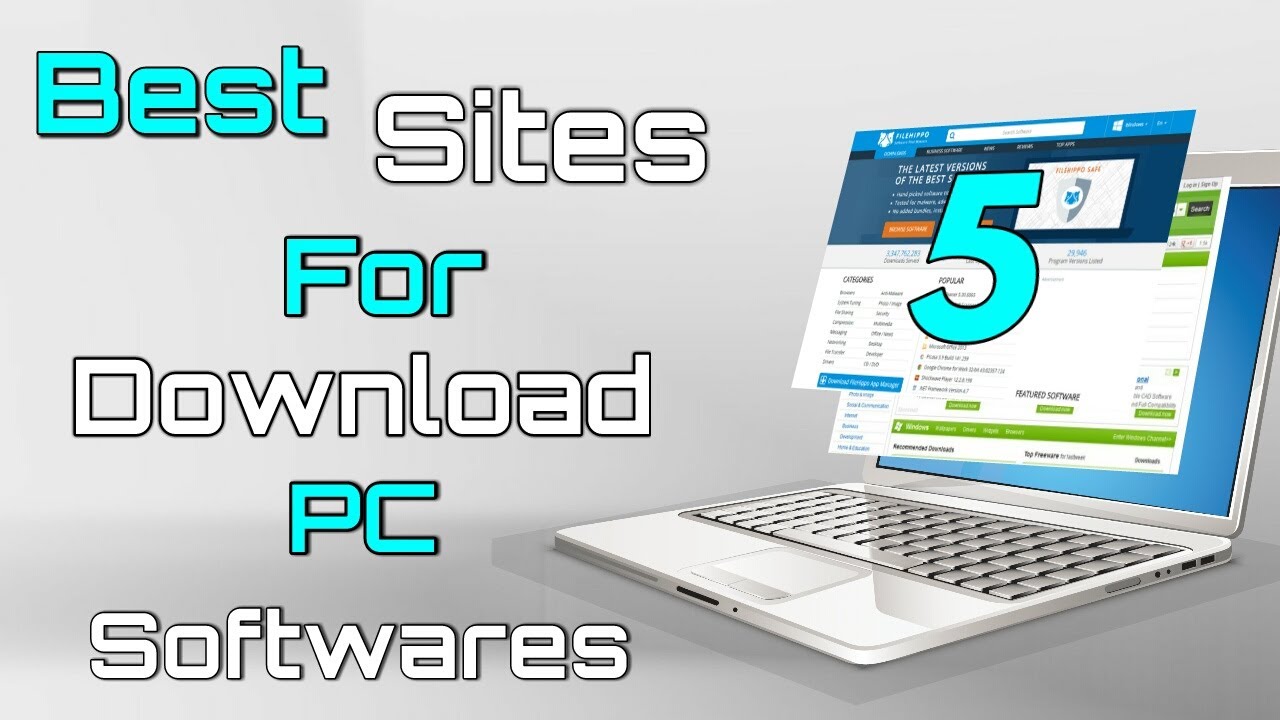 Top 5 Best sites For Download PC Softwares MY TECH YouTube
