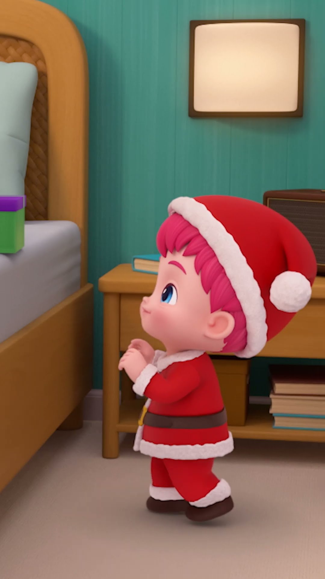 ? Santa Bebefinn Is Getting A Present for You ? #shorts #bebefinn