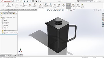 Design a Plastic Kettle use Solidworks