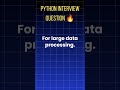 Python Interview Question 🔥 When Are Generators Preferred in Python? | Performance | SSLABS