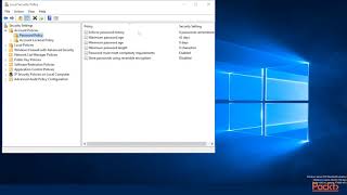 Getting Familiar with Windows Server 2016 Administration: Configuring Password Policy| packtpub.com