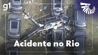 Fantástico Vídeo Mostra Helicópteros Se Chocando No Ar Antes De Queda No Rio