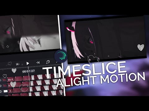 How To Make Timeslice Transition Like AE In Alight Motion - AMV Tutorial