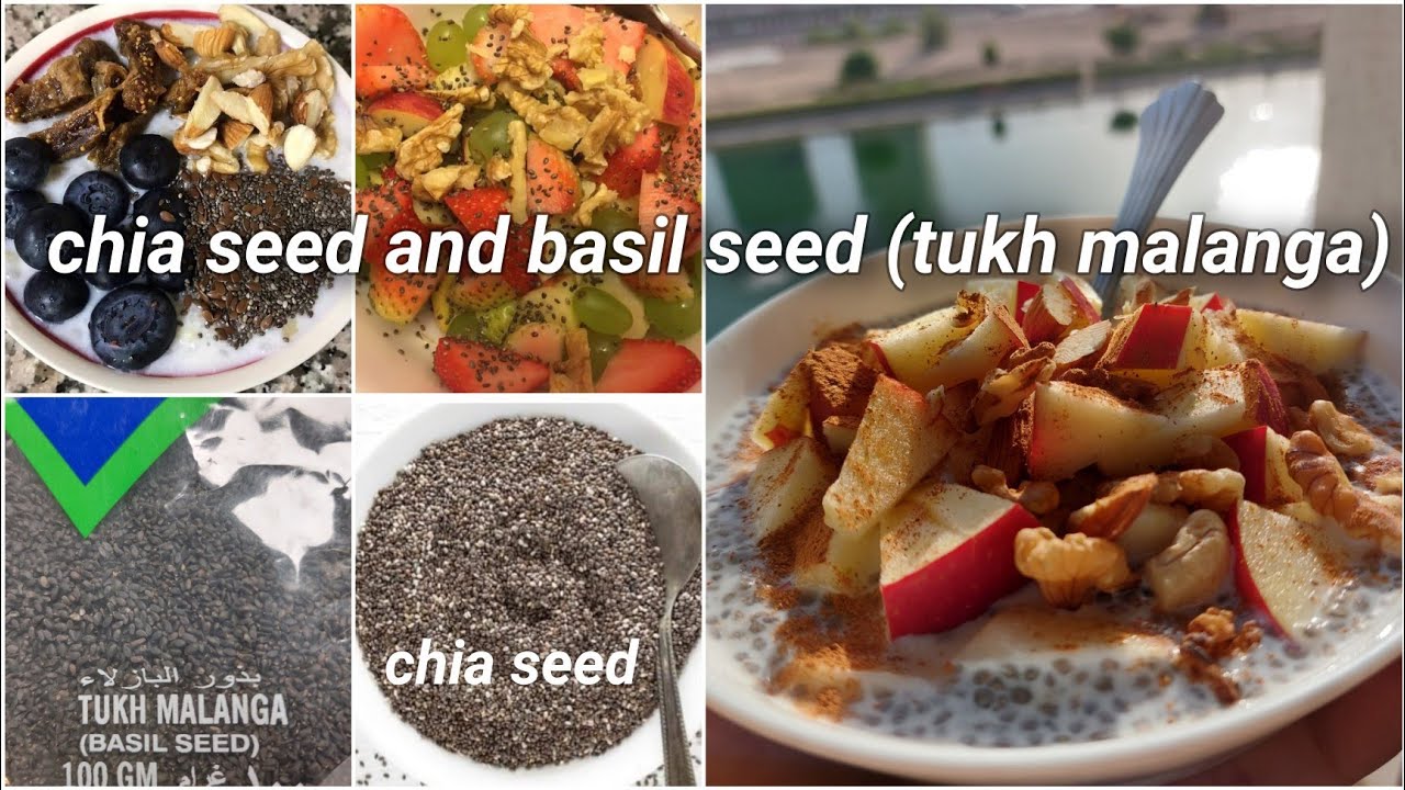 chia seed and basil seed (tukh malanga) recipe thinkactsimplelife