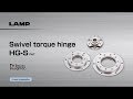 HG-S - Swivel torque hinge - Sugatsune Japan HG-S - Swivel torque hinge - Sugatsune Japan