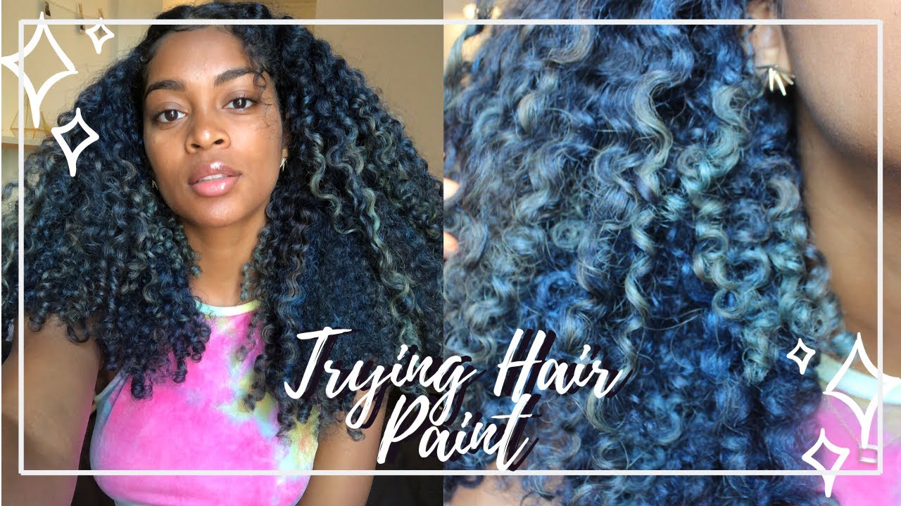 Trying COLORED HAIR WAX On My Curly Hair! - YouTube