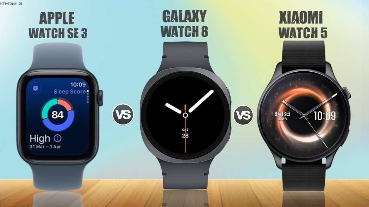 Apple Watch SE3 vs Samsung Galaxy Watch 8 Xiaomi Watch 5 || Full Comparison 