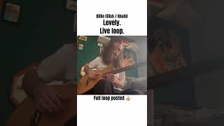 Billie Eilish / Khalid Lovely. #music #billieeilish #khalid #guitar #shorts #shortsvideo #cover