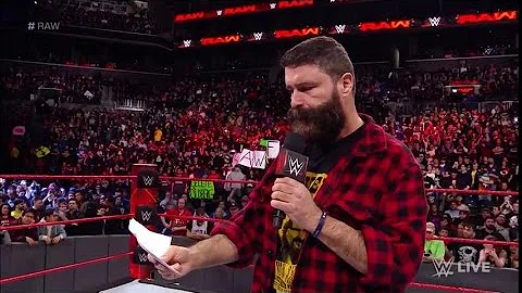 Stephanie McMahon FIRES MICK FOLEY - WWE RAW 3/20/17